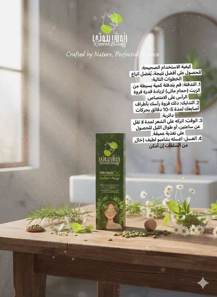 زيت 108 أعشاب من رنوش بيوتي - الصورة 6
